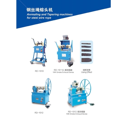 Steel Wire Rop Wire Butt Welding Machine Annealing And Tapering