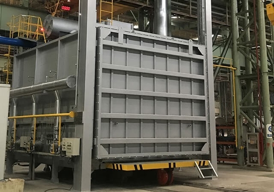 Car Bottom Heating Treatment Furnace For Casting Steel