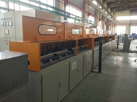 1850Mpa Spring Wire Oil Quenching Induction Tempering Line with flaw detector
